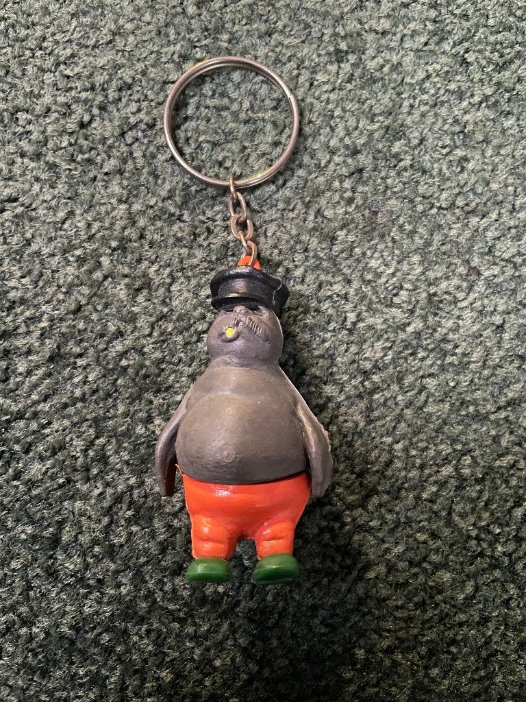 Kapitein Rob uit Betuwe Flipje 1966 sleutelhanger, Ophalen of Verzenden, Zo goed als nieuw, Knuffel of Figuurtje