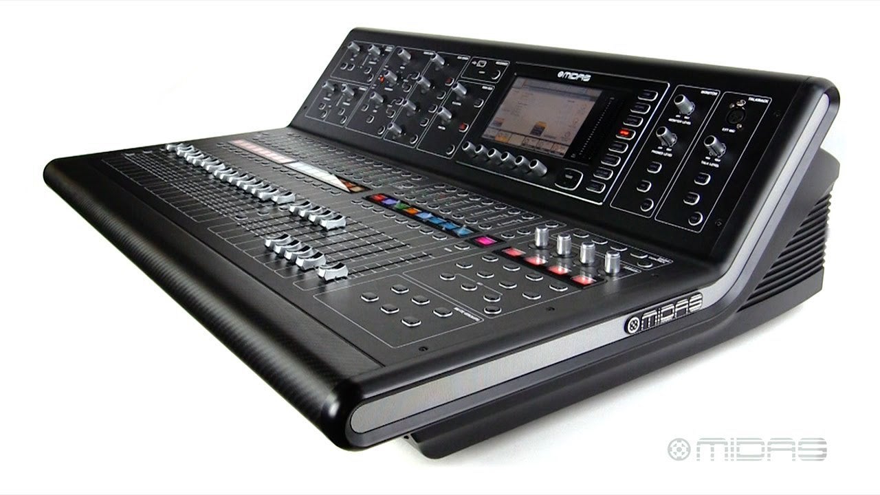 Midas M32 met 3 delige flightcase, Muziek en Instrumenten, Ophalen of Verzenden, Zo goed als nieuw, 20 kanalen of meer