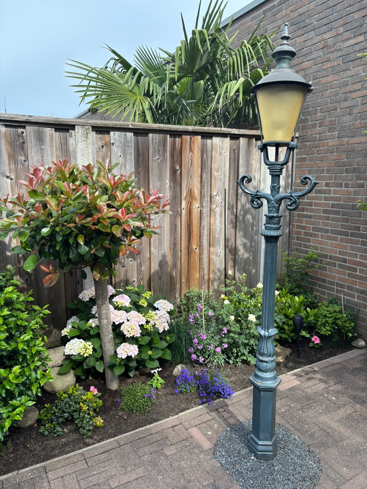 Te koop: Tuinlantaarn, Tuin en Terras, Buitenverlichting, Ophalen, Staande lamp, 50 tot 250 watt, IJzer