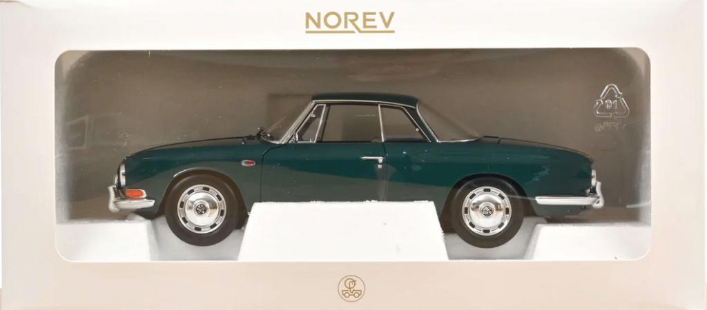 VW Karmann Ghia 1500 '63 Groen schaal 1/18 NOREV Ref 188648, Hobby en Vrije tijd, Modelauto's | 1:18, Verzenden, Nieuw, Auto, Norev