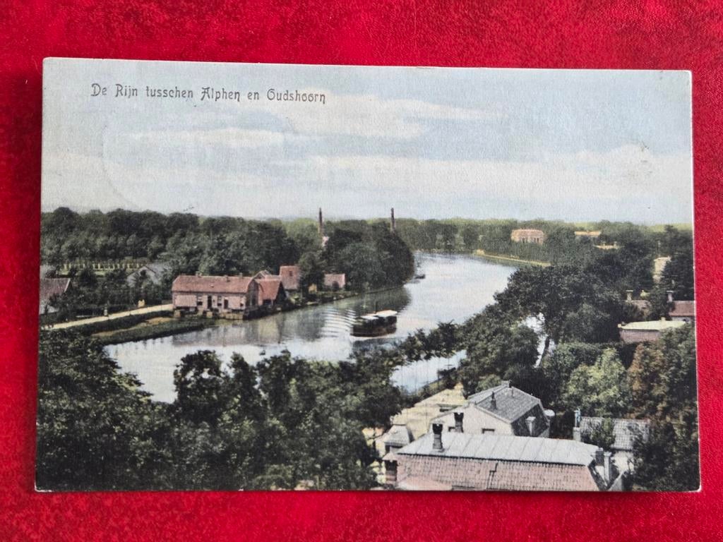 Oudshoorn Alphen aan den Rijn tussen Alphen en Oudshoorn, Ophalen of Verzenden, Voor 1920, Zuid-Holland
