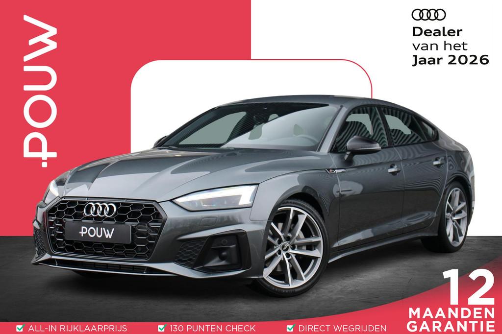 Audi A5 Sportback 40 TFSI 204pk S-tronic S Edition | Lederen, 12 maanden, Gebruikt, 4 cilinders, Bedrijf