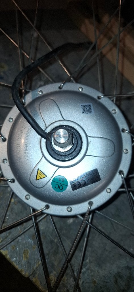 Baffang Elektrische fiets motor voorwiel (9-pins motorkabel), Elektrische fiets, Gebruikt, Onbekend, Ophalen of Verzenden