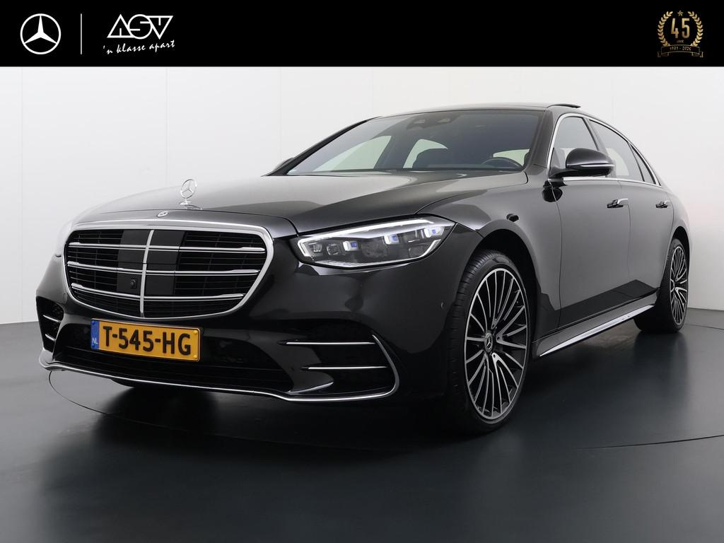 Mercedes-Benz S-klasse 580 4MATIC Lang AMG Line | Achteras b, Automaat, Gebruikt, Zwart, Bedrijf