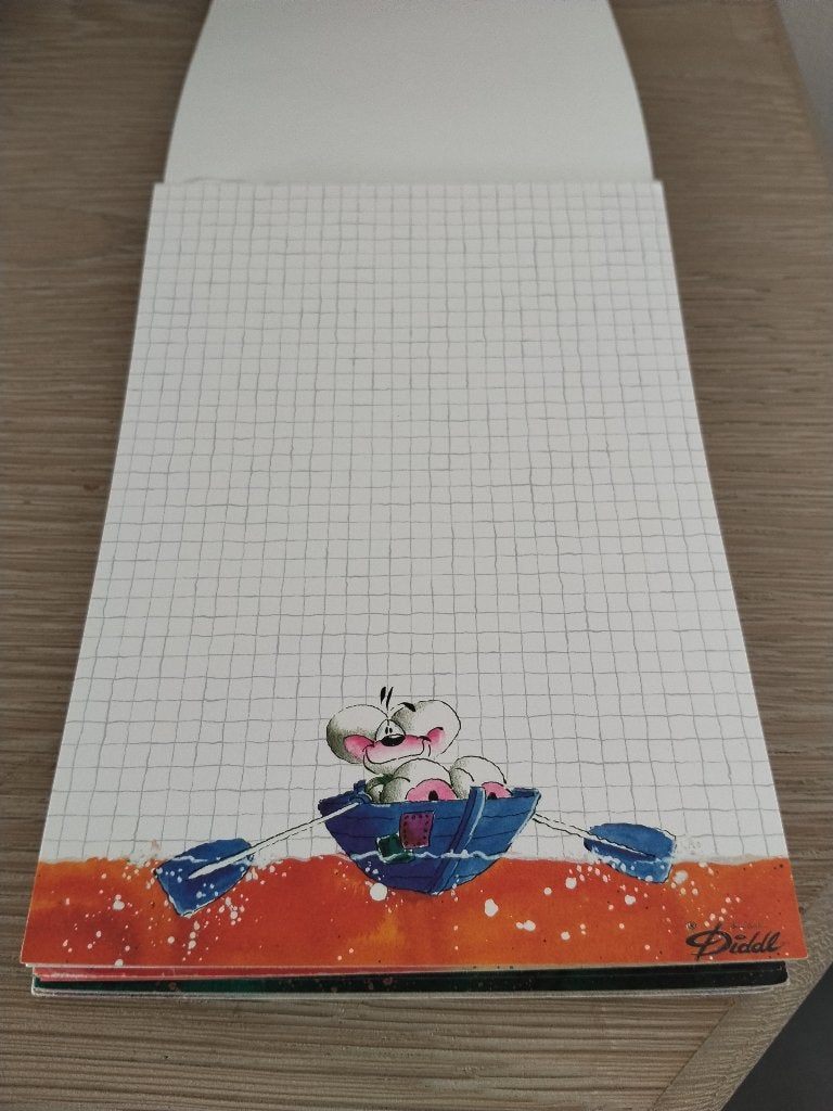 Zeldzaam diddl A5 blaadje nr 19, Verzamelen, Ophalen of Verzenden, Diddl, Zo goed als nieuw, Papier, Kaart of Schrift