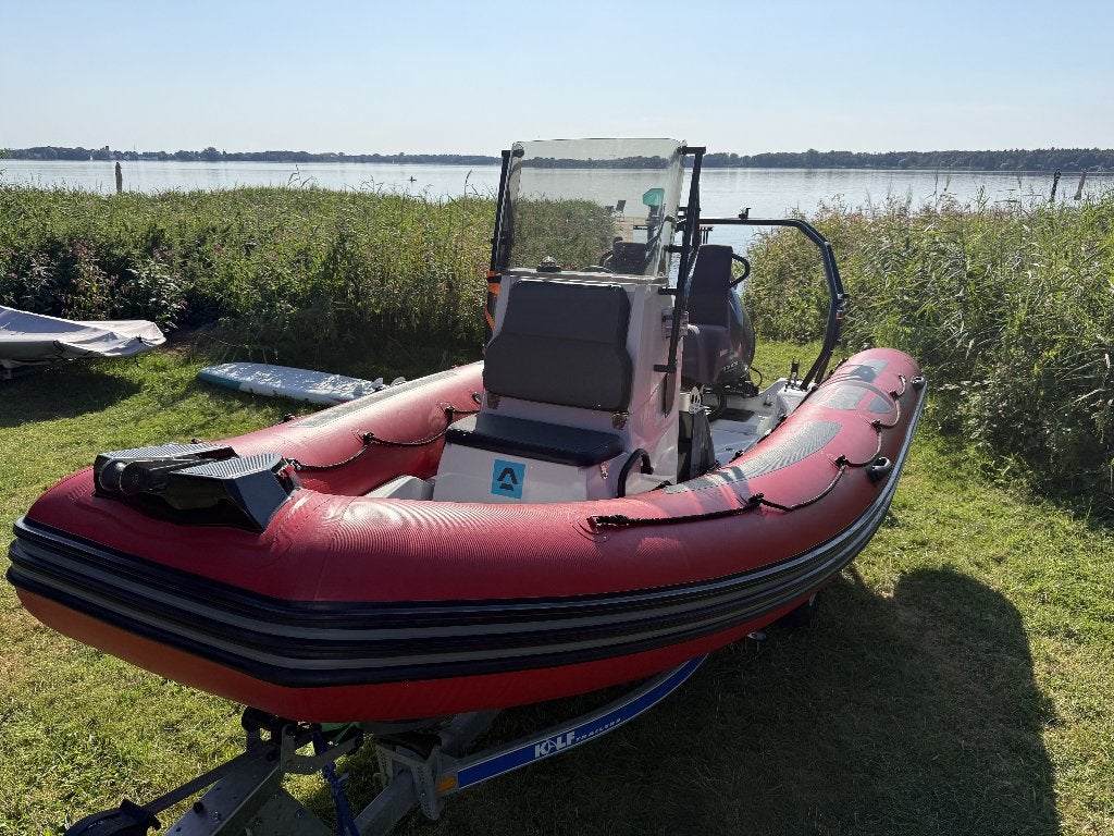 Zodiac Open Pro 5.5, Polyester/glasvezel, Gebruikt, 5 m, Ophalen of Verzenden
