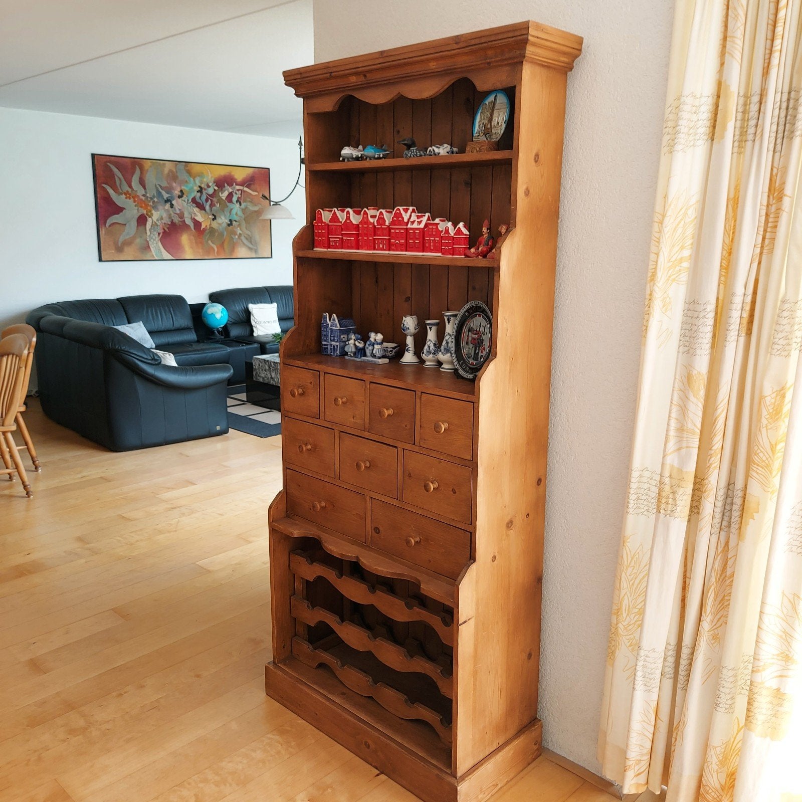 Ladenkast/wijnkast, Antiek en Kunst, Ophalen