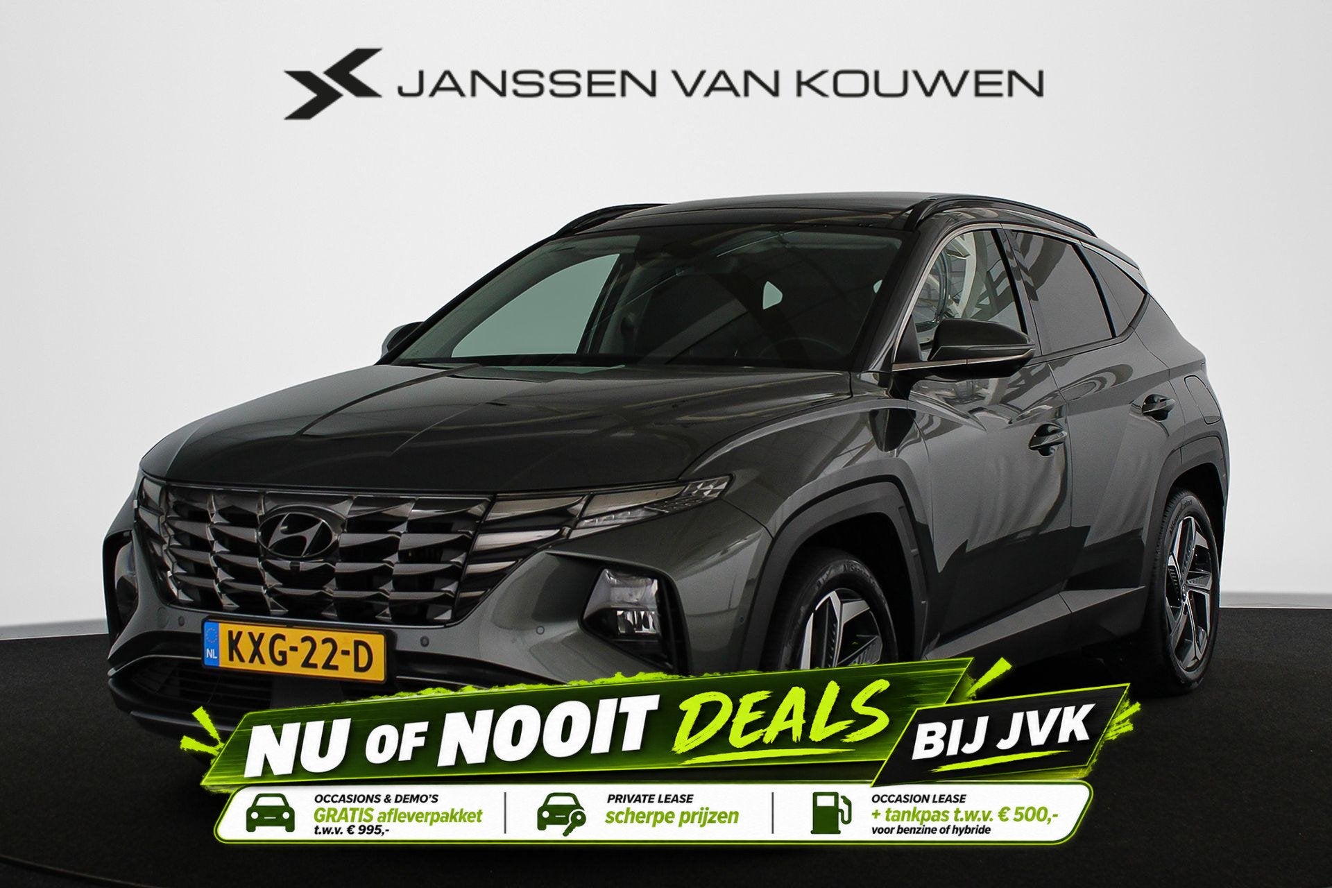 Hyundai Tucson 1.6 T-GDI PHEV Premium Sky 4WD Pano Leder Sto, Auto's, Automaat, 1350 kg, 14 kWh, 4 cilinders