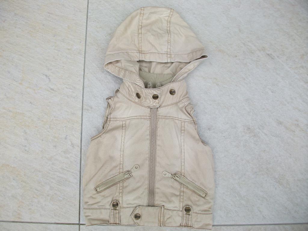 Name it bodywarmer camel jasje ZGAN maat 92 jas + capuchon, Meisje, Ophalen of Verzenden, Zo goed als nieuw, Name It
