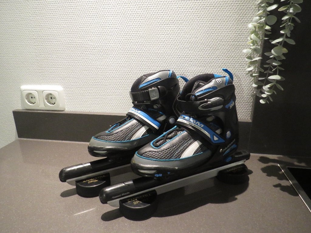 Nijdam verstelbare noren schaatsen maat 34-37, Ophalen, Gebruikt, Combinoren, Nijdam