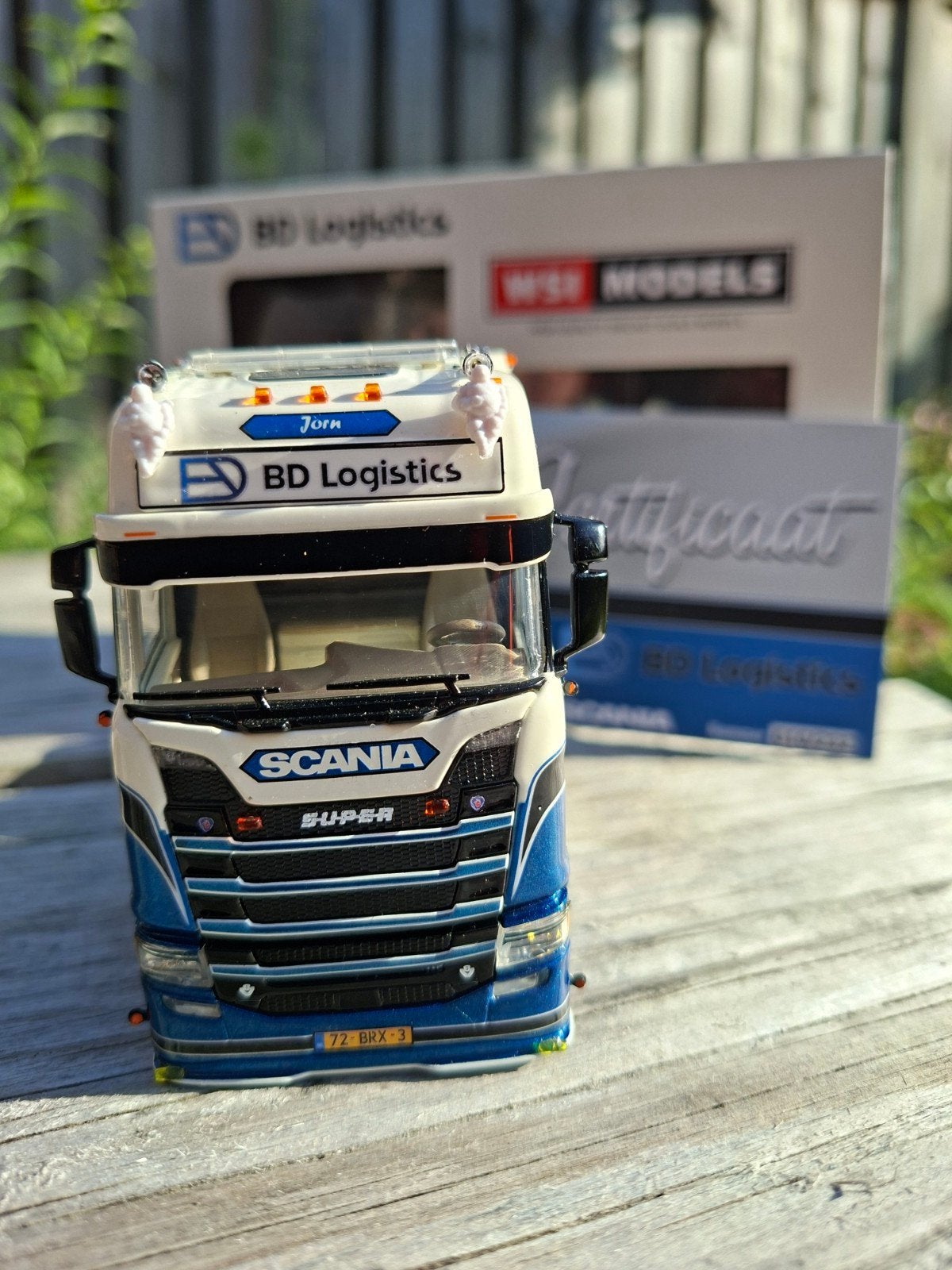 WSI  BD logistics ( jorn) Scania losse trekker !!, Hobby en Vrije tijd, Modelauto's | 1:50, Ophalen of Verzenden, Nieuw, Bus of Vrachtwagen