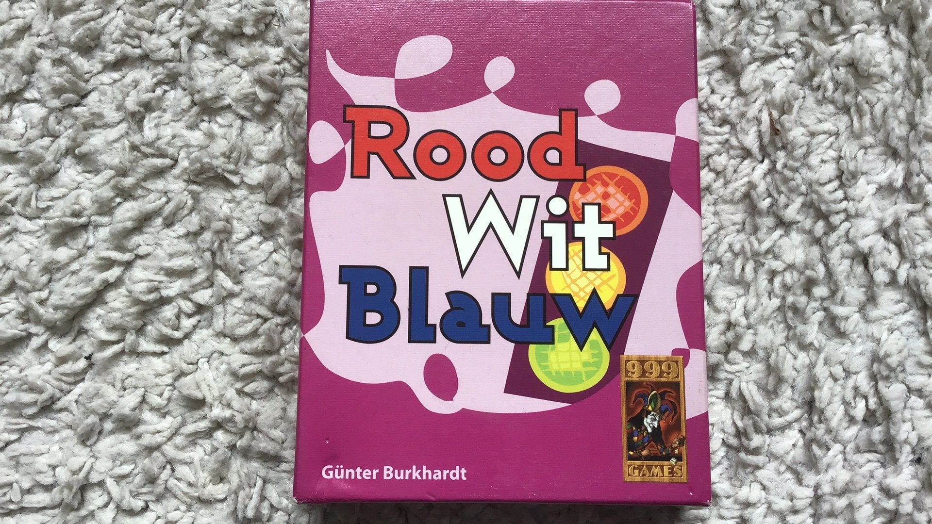Rood Wit Blauw 999 Games. Als nieuw., Ophalen of Verzenden, Zo goed als nieuw