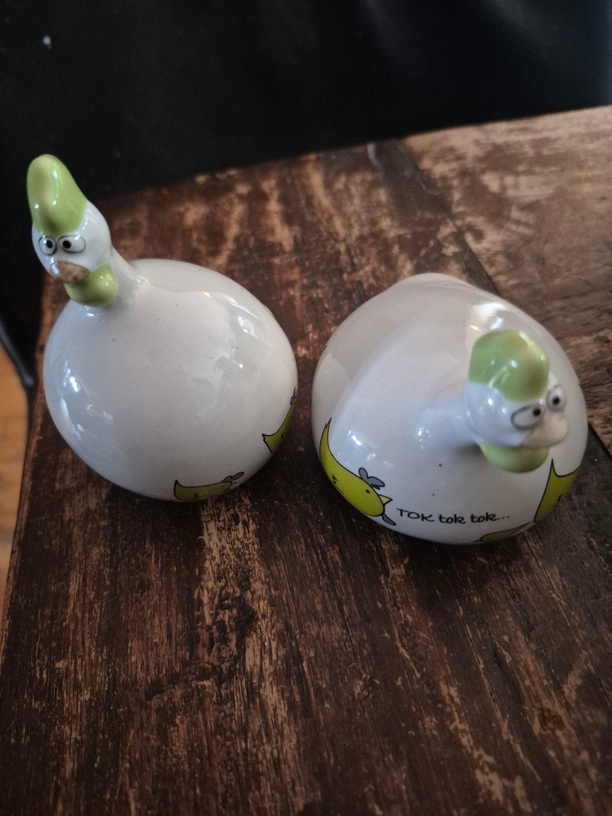 Leuke decoratieve kippen - Tok Tok Tok, Gebruikt, Ophalen of Verzenden, Landelijk, Wit