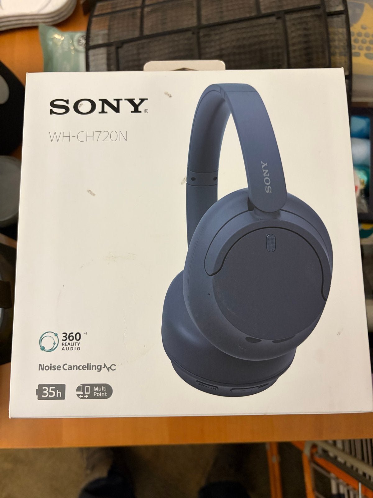 Sony WH-CH720N Draadloze Noise Cancelling Koptelefoon, Bluetooth, Nieuw, Ophalen of Verzenden, Blauw