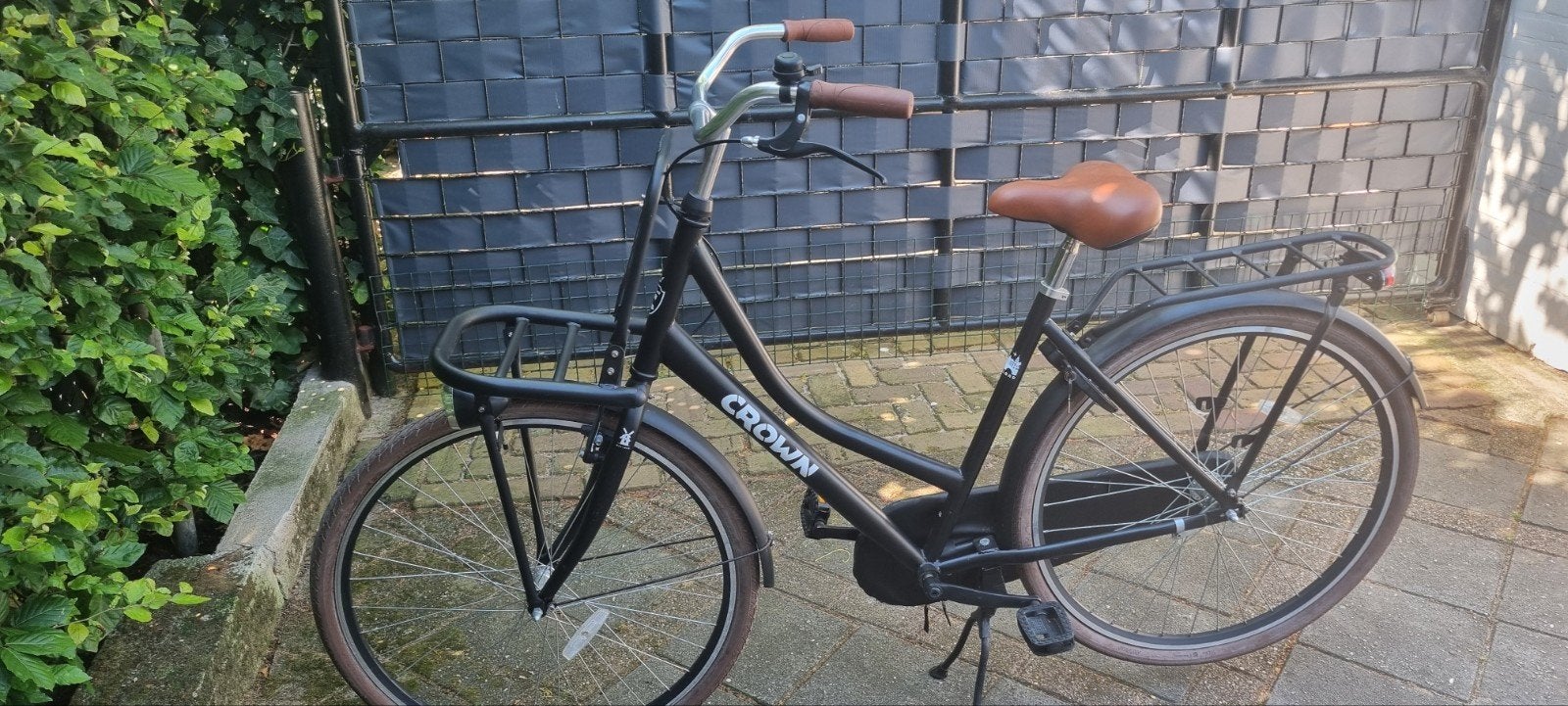 Omafiets transportfiets damesfiets schoolfiets Crown Holland, Ophalen, Terugtraprem, 53 tot 56 cm, Crown Holland