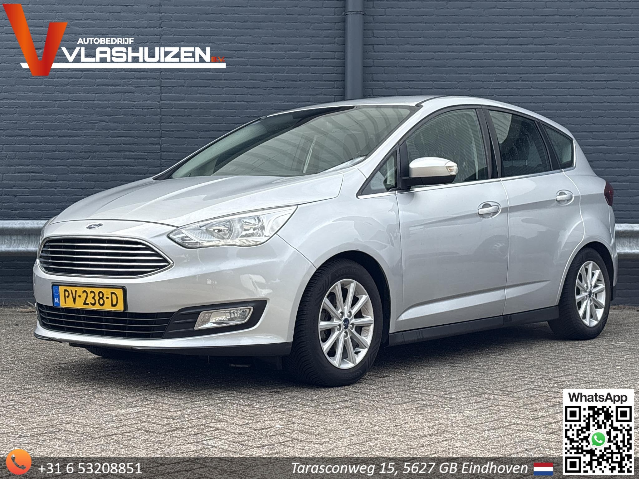 Ford C-Max 1.0 Titanium | Climate | Cruise | Navi | PDC |, Voorwielaandrijving, Gebruikt, Euro 6, Handgeschakeld