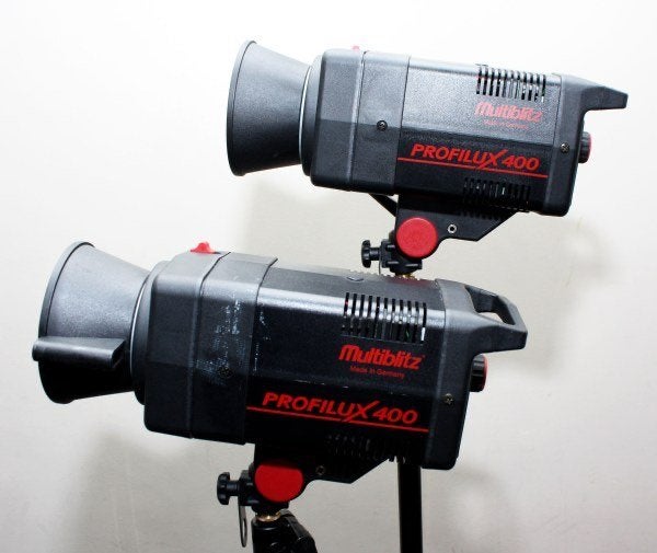 Multiblitz studioflitsers 2 stuks, Ophalen of Verzenden, Overige merken, Draadloos