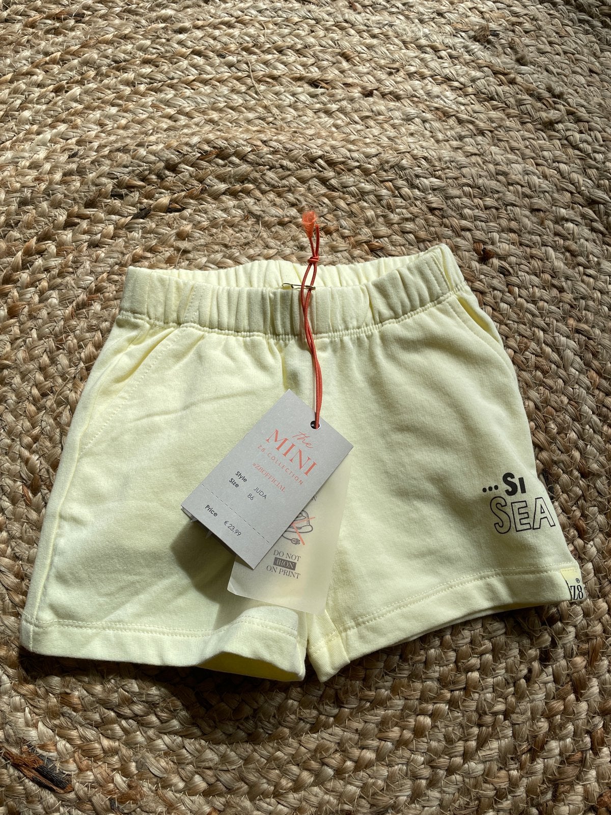 Z8 korte broek Juda jongen - Maat 86, Ophalen of Verzenden, Nieuw, Jongen