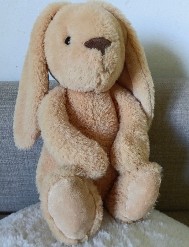 Konijn knuffel van Xenos bruin ZGAN, Overige merken, Verzenden, Konijn, Zo goed als nieuw