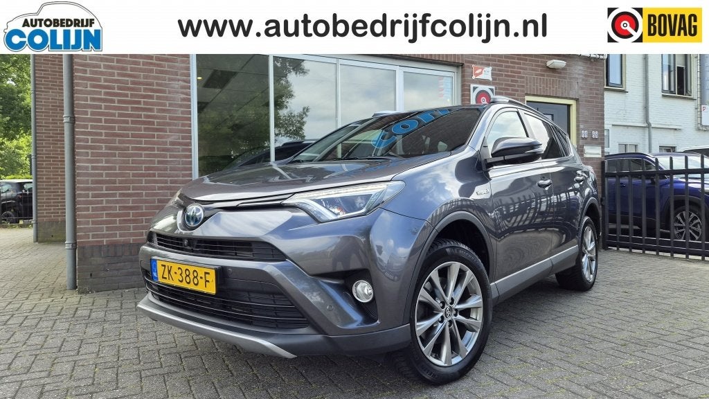 Toyota RAV4 2.5 Hybrid Executive AWD, BSM, JBL, Trekhaak NL, Auto's, Dealer onderhouden, Gebruikt, 1650 kg, Bedrijf