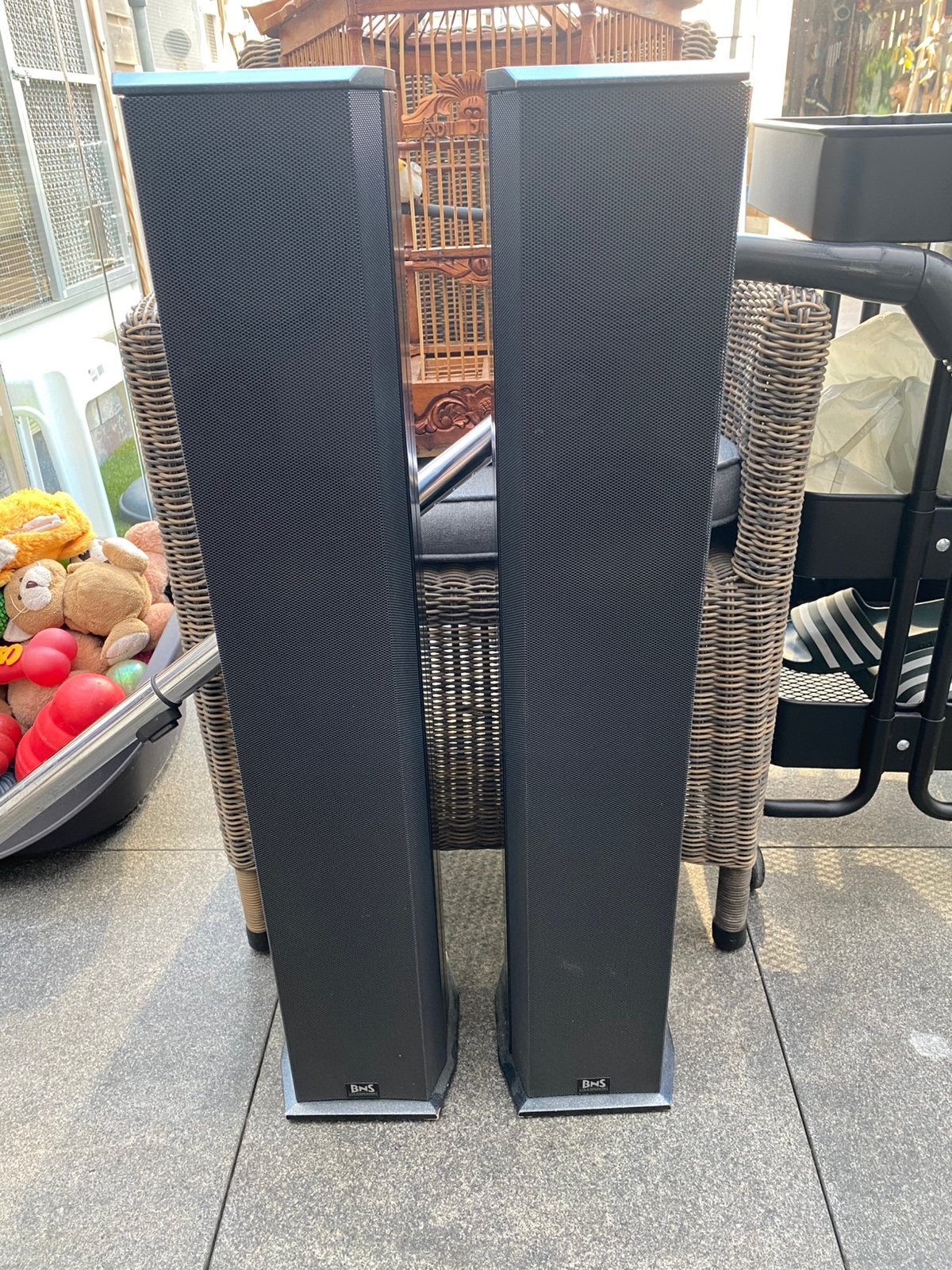 BNS SDS-80 speakers, Ophalen, Zo goed als nieuw, 60 tot 120 watt, Overige merken
