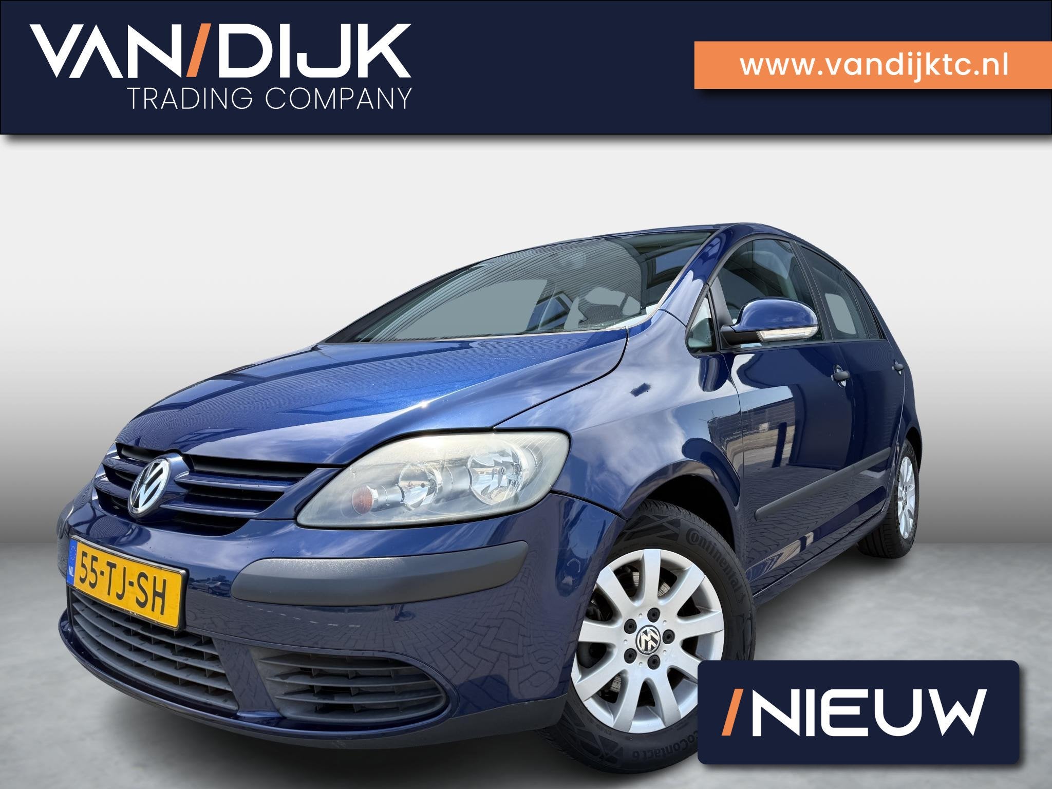 Volkswagen Golf Plus 1.6 FSI Comfortline ✓Nieuwe Koppeling, Stof, Gebruikt, Zwart, 4 cilinders