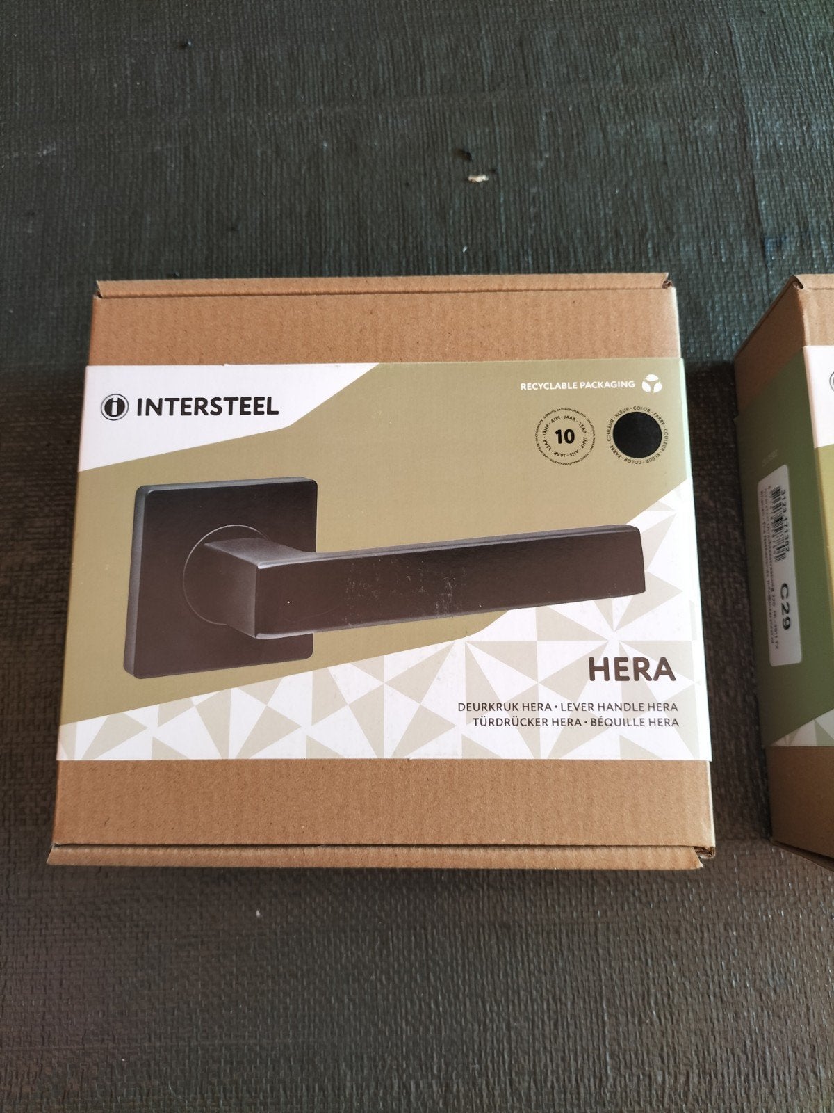 Intersteel Hera Deurkruk - Nieuw in doos, Doe-het-zelf en Verbouw, Hang- en Sluitwerk, Ophalen of Verzenden, Nieuw, Overige materialen