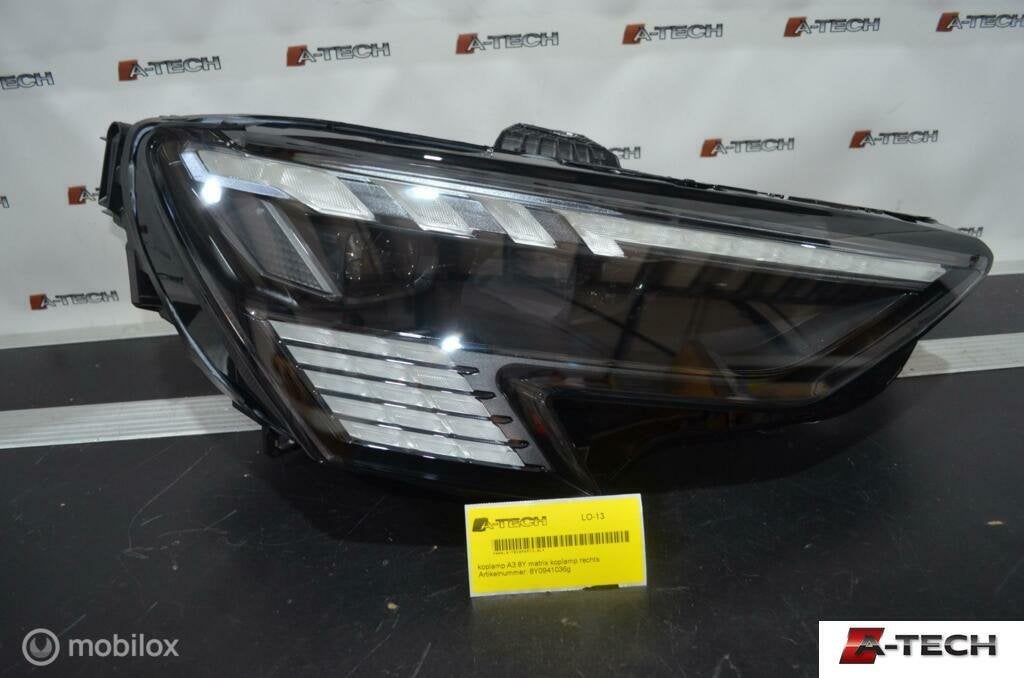 Koplamp matrix rechts Audi A3 8Y LO-13 8Y0941036g, Auto-onderdelen, Verlichting, Audi, Nieuw, Ophalen of Verzenden