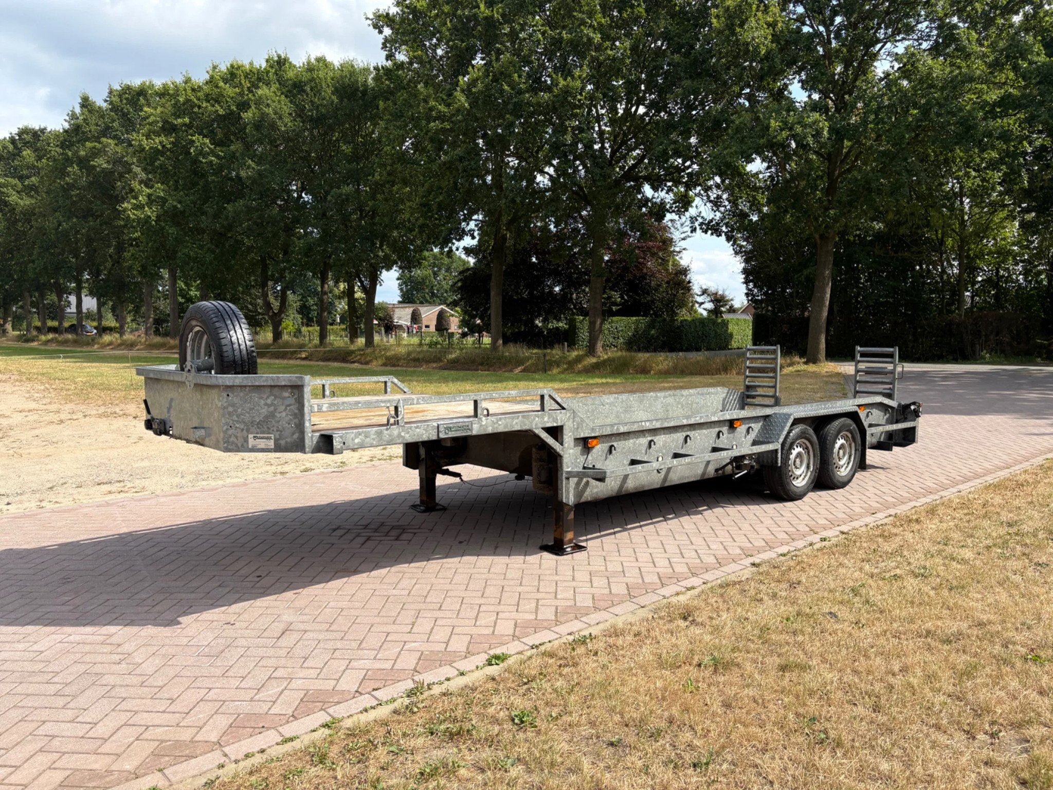 VELDHUIZEN P29-2 Be oplegger kuip dieplader 5.2 TON, Overige brandstoffen, Origineel Nederlands, Bedrijf, Aanhangers en Opleggers