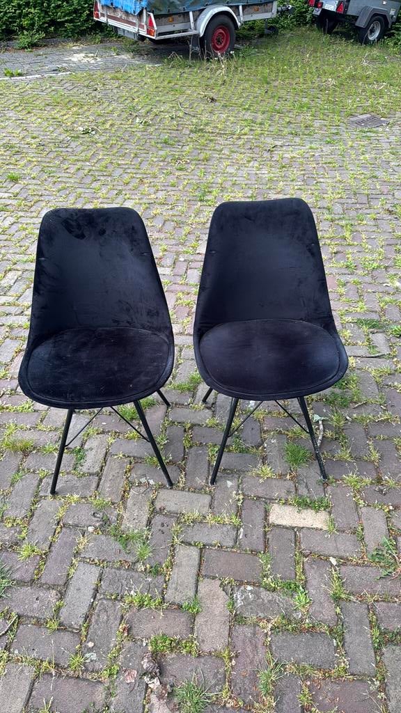 Stoeltjes Kick collection, Huis en Inrichting, Ophalen, Zo goed als nieuw, Zwart, Twee