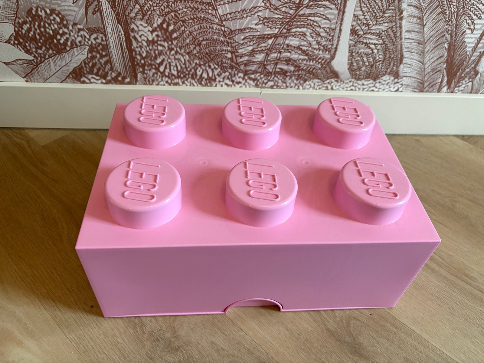 (Licht) Roze LEGO opbergdoos 6 bricks, Ophalen, Gebruikt, Overige merken