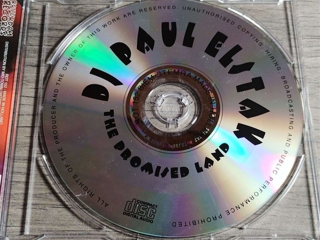 DJ Paul Elstak ‎– The Promised Land, Ophalen of Verzenden, Zo goed als nieuw