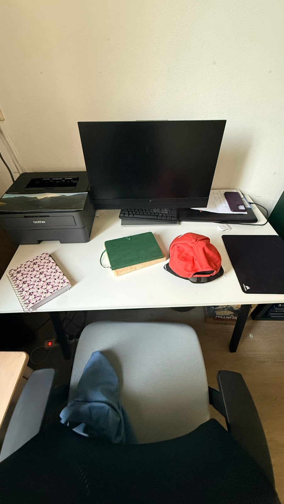Wit Studietafel/desk multi use, Ophalen, Zo goed als nieuw