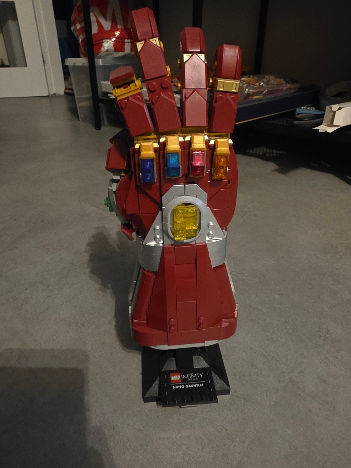 Lego Infinity Nano Gauntlet (76223) - Zo goed als nieuw, Ophalen of Verzenden