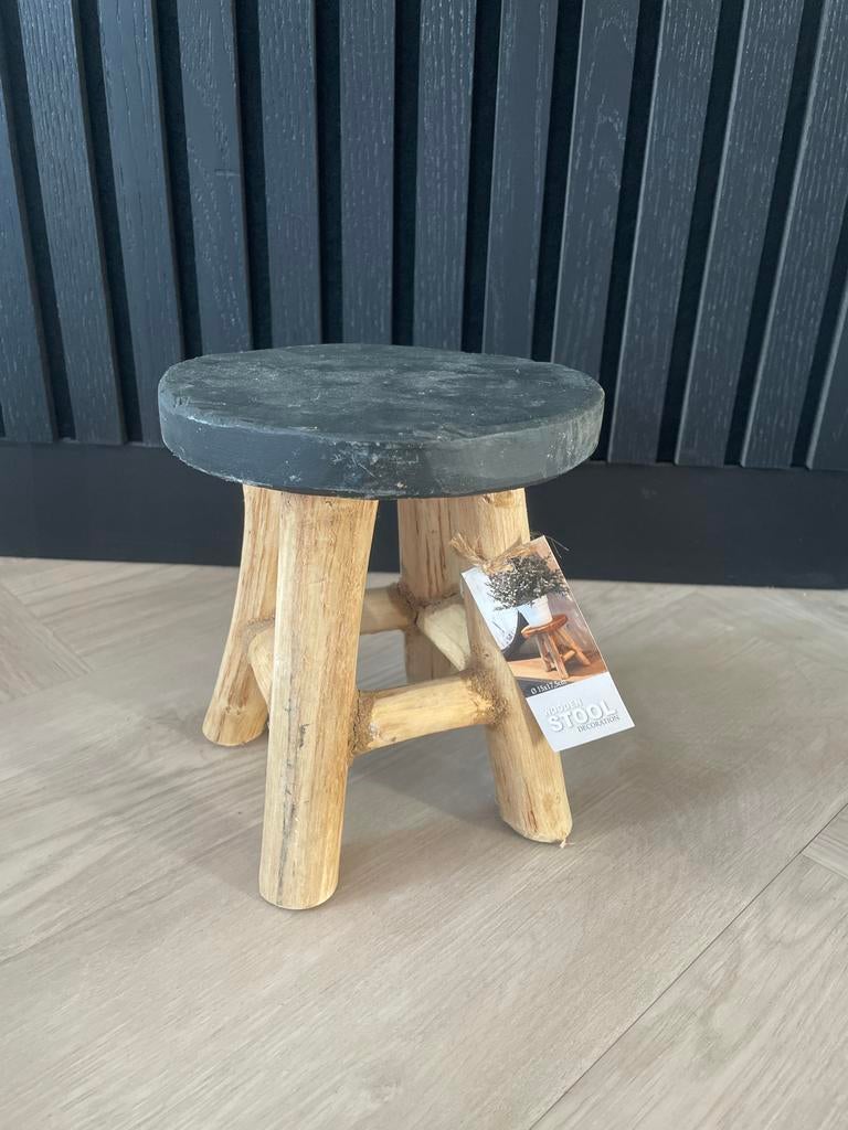 Mini Decoratie Stoel - Houten Krukje voor Planten/Decoratie, Ophalen, Hout, Meerkleurig, Nieuw