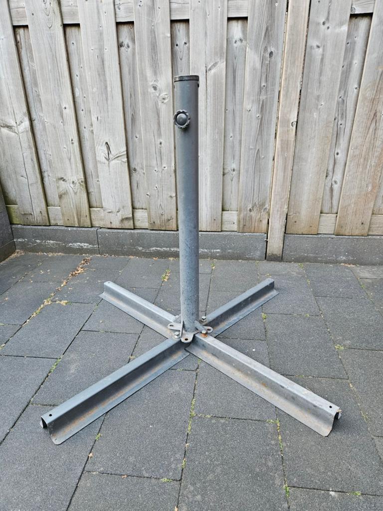 Parasolvoet kruisvoet voor zweefparasol, Tuin en Terras, Parasols, Ophalen of Verzenden, Gebruikt, Parasolvoet