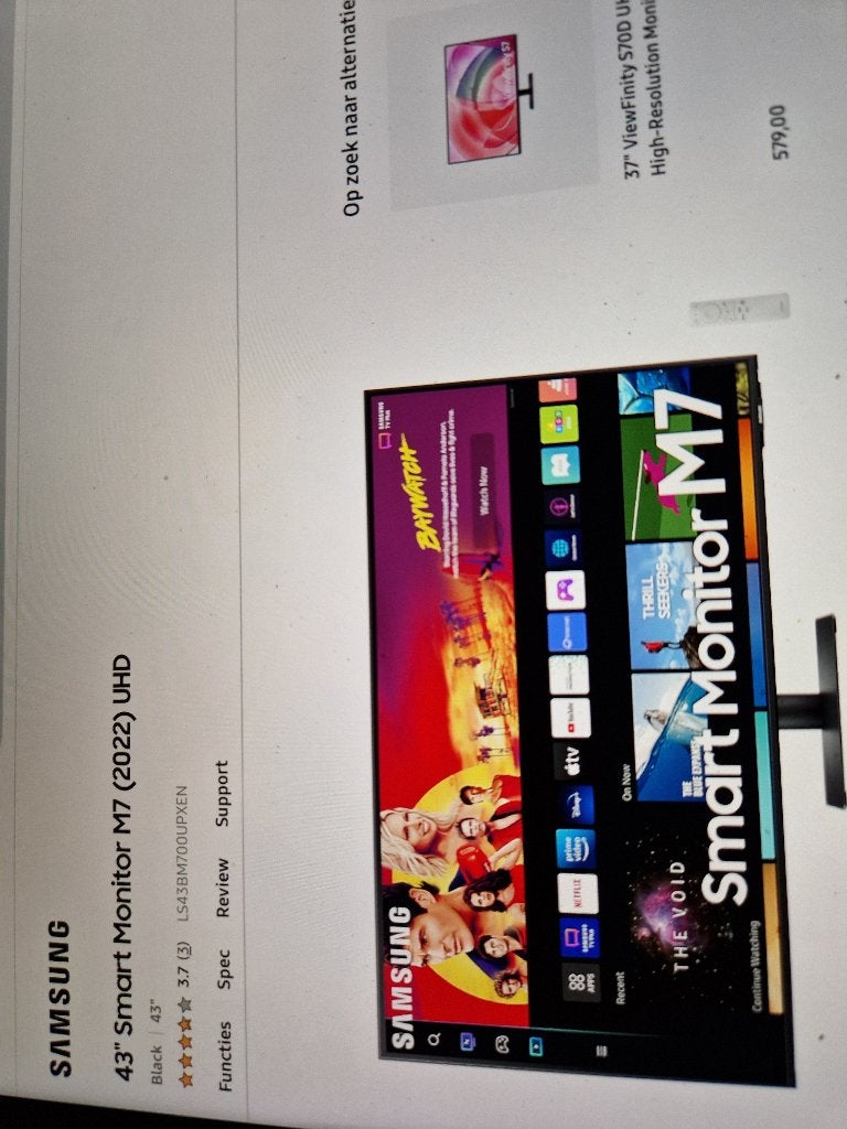 smart tv en monitor 96 br x56 cm h, Ophalen, Gebruikt, 3 tot 5 ms, HDMI