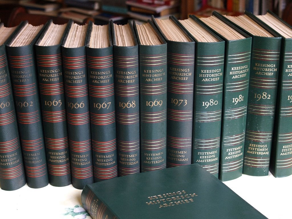 Keesings Historisch Archief,  jaargangen, 1960-1983, 19e eeuw, Overige gebieden, Zo goed als nieuw, Ophalen