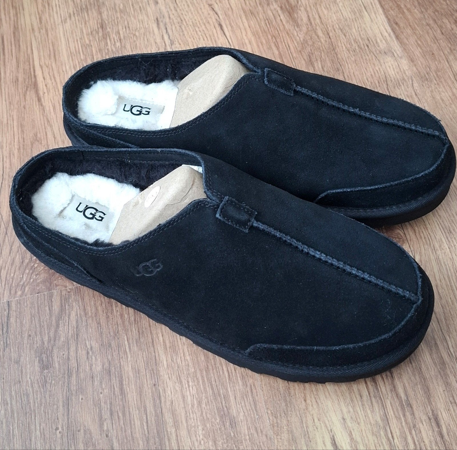 Nieuwe UGG Marcman pantoffels voor heren, maat 43, Ophalen, UGG, Zwart, Nieuw