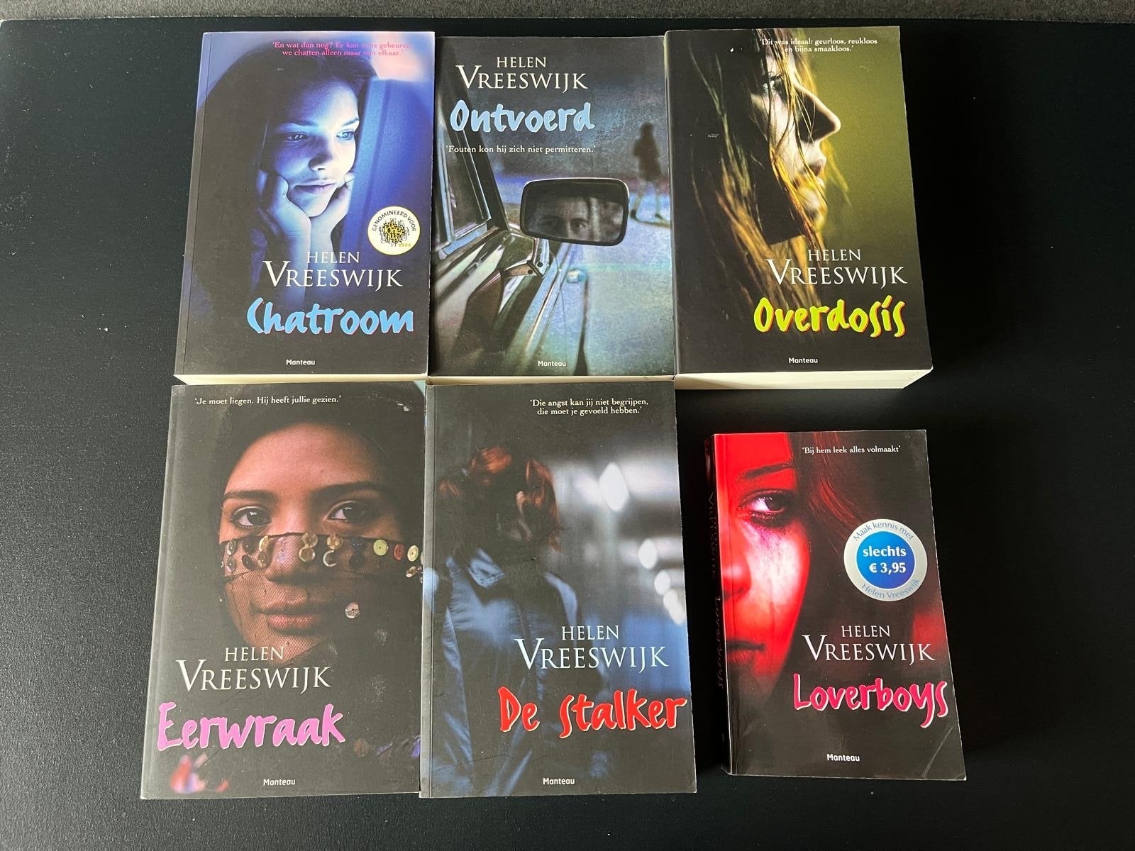 Boeken Helen Vreeswijk - Set van 6 jeugdthrillers, Boeken, Ophalen, Gelezen, Nederland