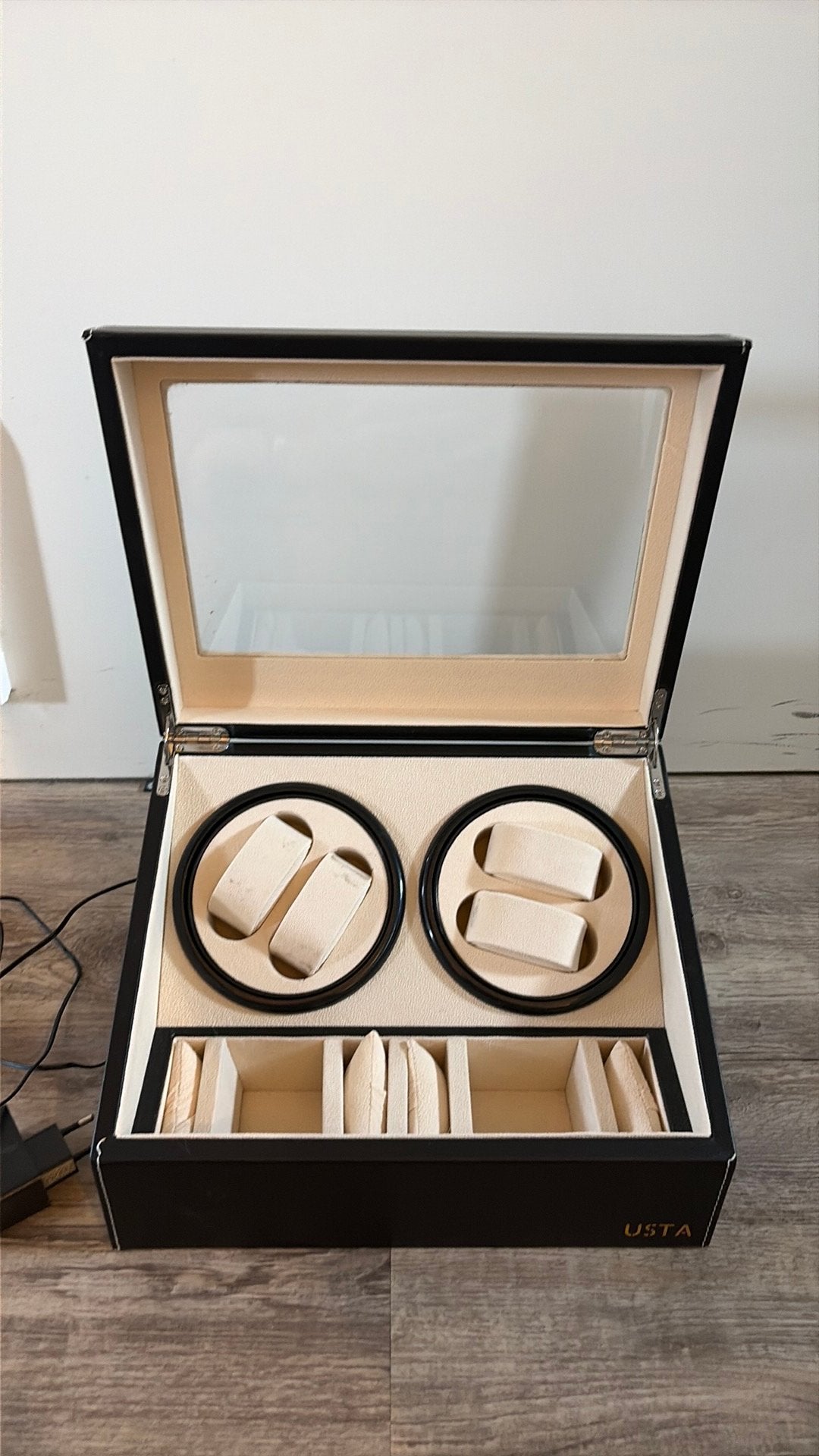 Roterende horloge en sieraden kist, Ophalen of Verzenden, Zo goed als nieuw