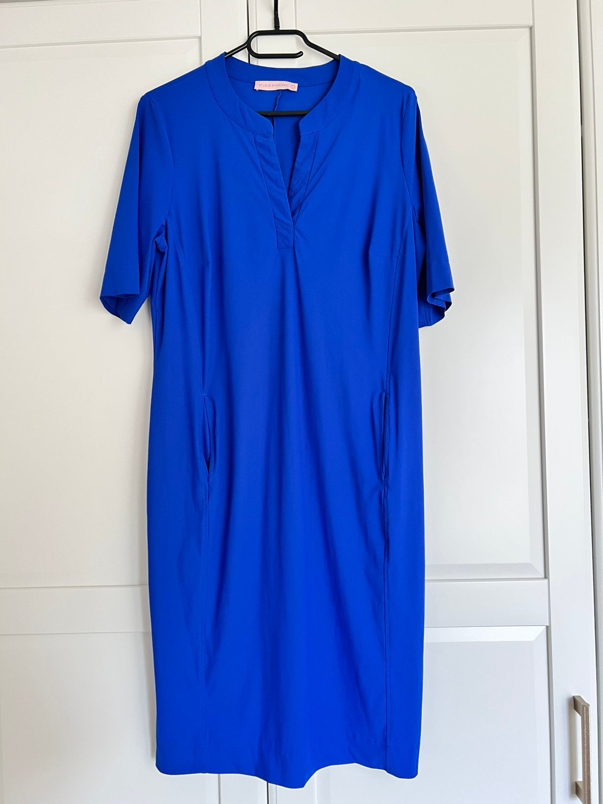 Studio anneloes simplicity dress jurk L cobalt, Blauw, Maat 42/44 (L), Ophalen of Verzenden, Zo goed als nieuw