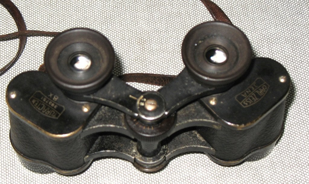 Verrekijker Carl Zeiss Jena Turactem vergroting 8 x 24, Gebruikt, Dakkant (recht), Ophalen of Verzenden, 8 tot 12x