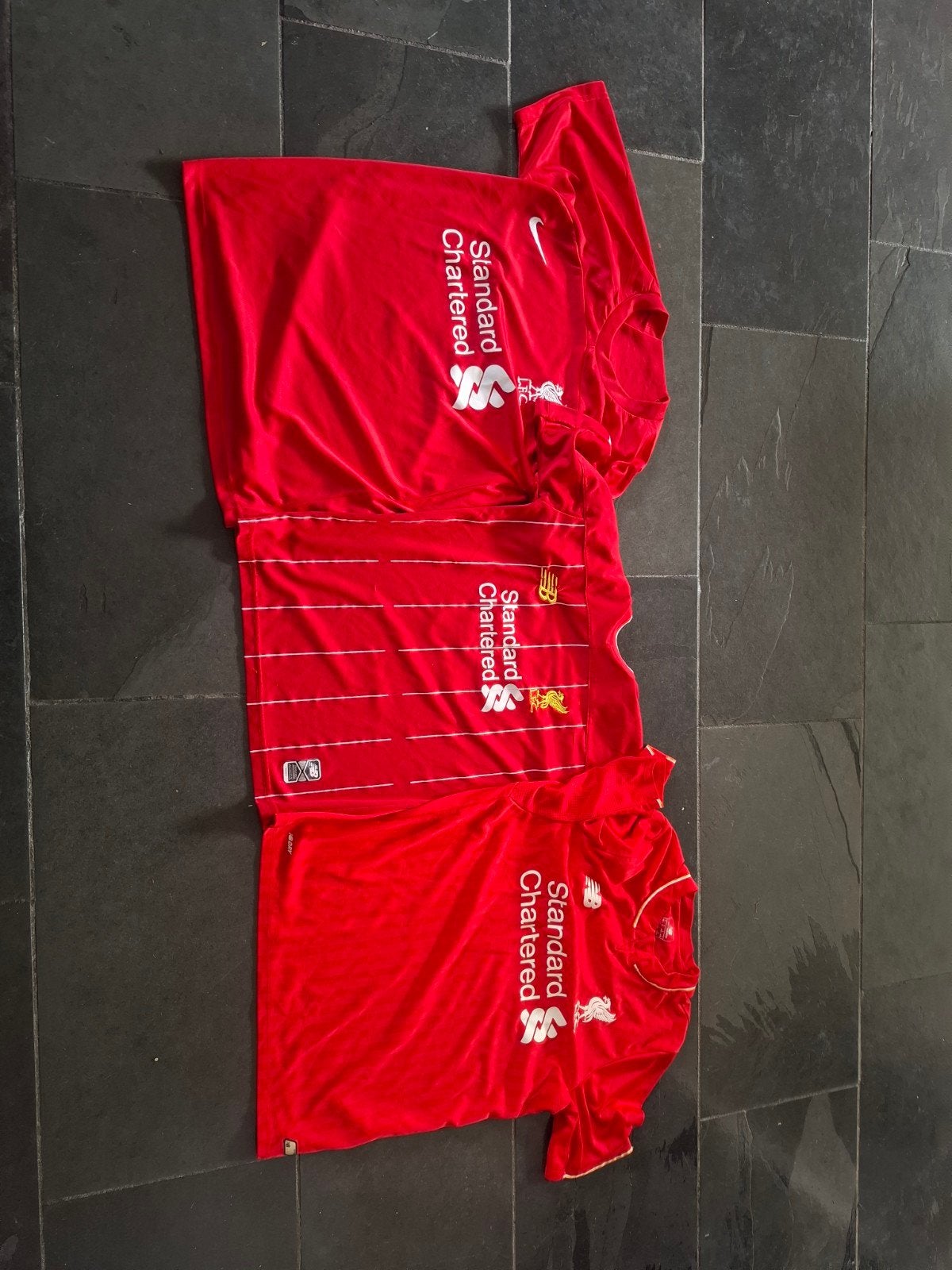 Liverpool thuisshirts - Salah - Maat s, Ophalen of Verzenden, Gedragen, Maat 46 (S) of kleiner, Nike, New Balance