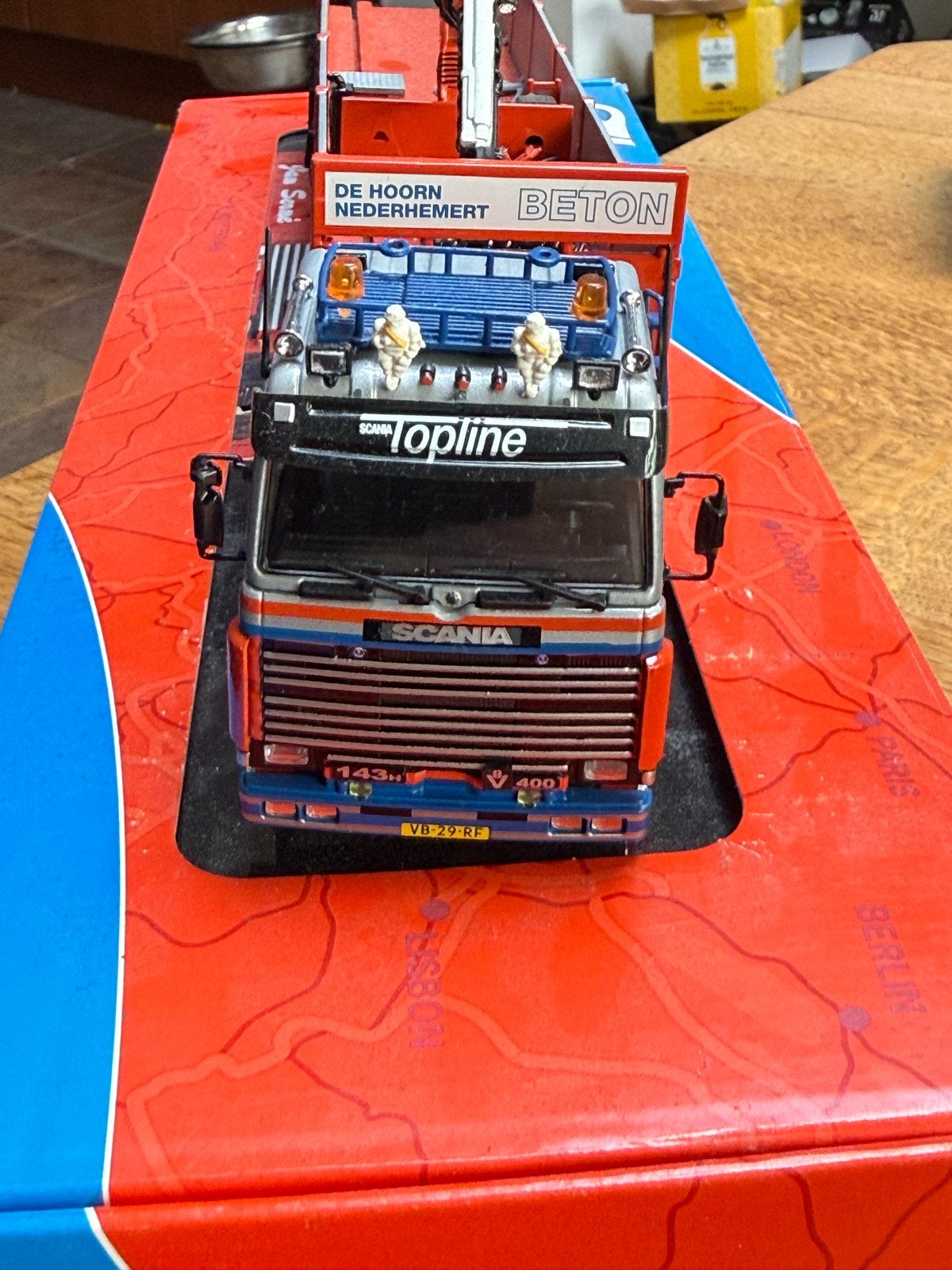 Scania Topline Beton Truck Model - WSI Models, Overige merken, Groter dan 1:32, Ophalen of Verzenden, Zo goed als nieuw