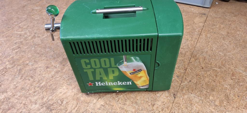 Heineken biertap compleet met CO2 en reinigingsset, Witgoed en Apparatuur, Ophalen of Verzenden