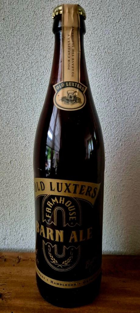 Old Luxters Farmhouse BARN ALE 500ml EXPORT fles bier Eng., Ophalen of Verzenden, Zo goed als nieuw, Flesje(s), Overige merken