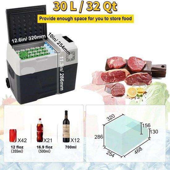 Draagbare Compressor Koelkast – Mini Koelkast, Corvance B.V., Verzenden, Nieuw, Corvancebol@gmail.com