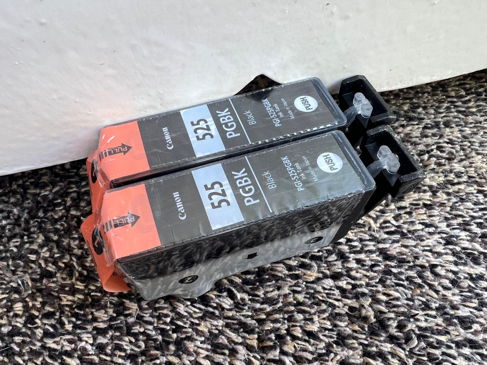 Canon Pixma PGI-525PGBK Twin Pack Zwarte Inktcartridges, Ophalen of Verzenden, Zo goed als nieuw
