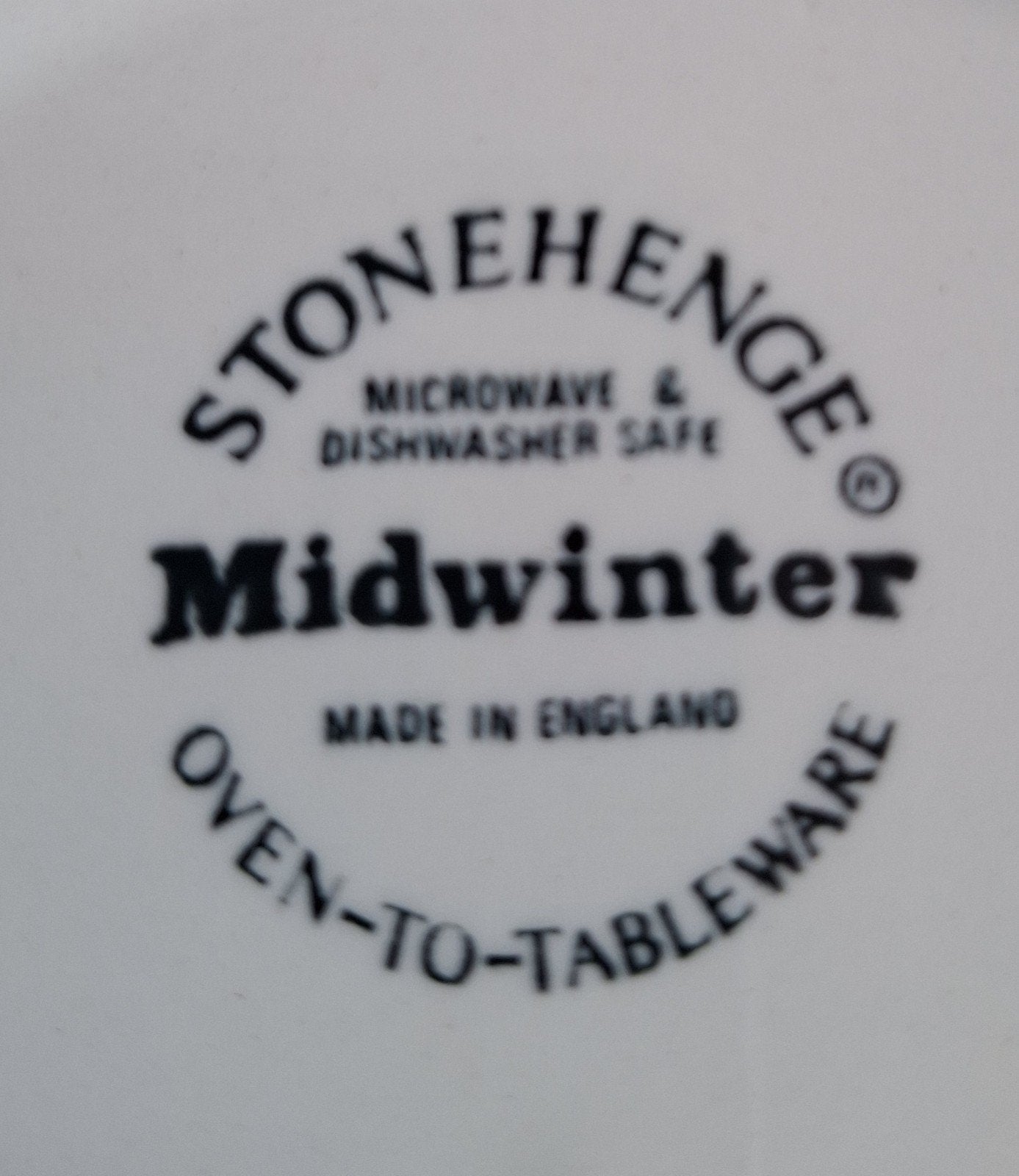 Potje met deksel - Stonehenge - Mid Winter - Plain White, Overige typen, Vintage, Ophalen of Verzenden, Zo goed als nieuw